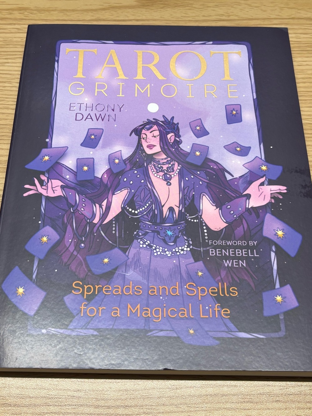 Tarot Grimoire: Spreads and Spells - Purple Cover